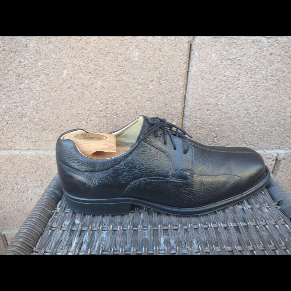 Belvedere Bay Bridge Men’s Black Leather Oxford Shoes Size 12 EEE Wide - Brazil - Picture 7 of 9